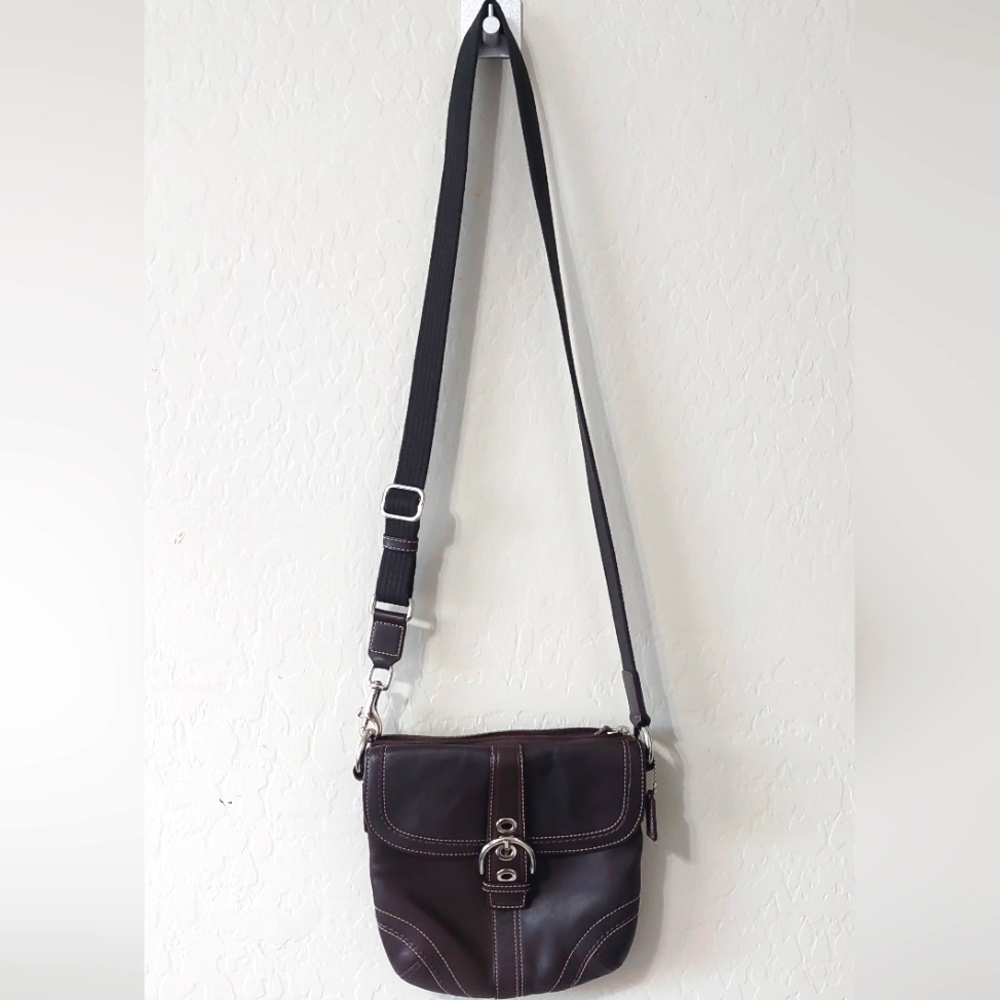 Coach Dark Brown Crossbody Bag